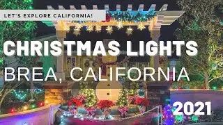 Christmas Lights in Brea California| Eagle Hills Los Angeles | Southern California #christmaslights