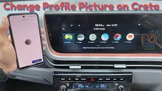 How to Change Profile Picture in Hyundai Creta 2024 | Set Custom Profile Image
