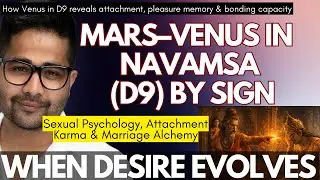 Mars&ndash;Venus in Navāṁśa (D9) by Sign | Sexual Psychology, Attachment Karma & Marriage Alchemy