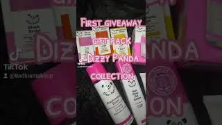 First giveaway gift pack 🎉🎁 #follow #skincare #giveaway #uk #shorts