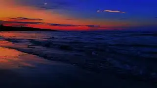 Gentle Ocean Waves for Sleep | Calm Ocean Background for Bedtime