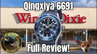 Qingxiya 6691 Large Second Chronograph Watch Review