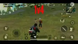 1v4 with Uze offline player 😂 #takegamer #bgmi