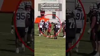 Fight at Cleveland Browns Training Camp‼️🚨 #clevelandbrowns #nfltrainingcamp #nflnews #nfl