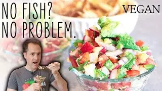 Ceviche! Our Favorite EASY VEGAN Appetizer