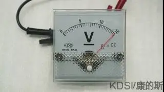 KDSI BP-80 DC15V dc analog voltmeter Video