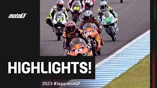 Moto3™ Race Highlights 💪 | 2023 #JapaneseGP 🇯🇵