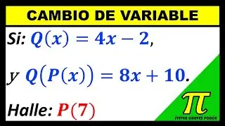 Polinomios | Cambio de Variable | VN | polinomio evaluado en otro polinomio | ejercicio resuelto