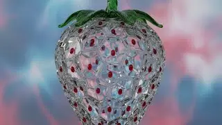 Slicing the Sparkling StrawberryThe Crystal Strawberry Cut
