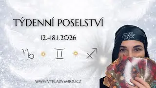 T&yacute;denn&iacute; poselstv&iacute; z karet 12.-18.1.2026 ✨ energie t&yacute;dne, 1 karta pro každ&eacute; znamen&iacute;