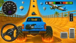 Crazy Mega Ramp Race 3D Challenge &ndash; Monster Truck Stunt Car Simulator &ndash; Android Gameplay 2025