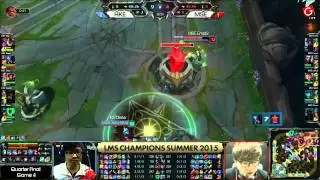 LMS Summer 2015 Quarter Final HKE VS MSE Game 4 Highlight