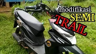 modifikasi simple honda beat street||| trail