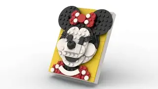 Lego 40457 Minnie Mouse Speed Build Studio Bricklink LDD by PLegoBB