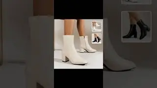 Chunky Heel Boots for Women &ndash; Stylish Pointed Toe Mid-Calf Design