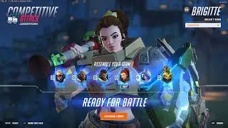 VIOLET RANK #1 BRIGITTE OVERWATCH 2 SEASON 15 GAMEPLAY