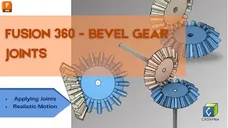 Fusion 360 Bevel Gear Joints – Step-by-Step Motion Setup