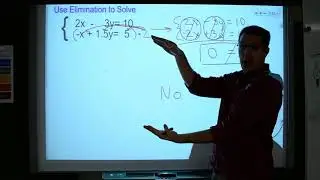 Systems of Equations by Elimination - Special Cases (Part 6)