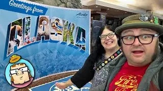 Flying to Alaska - Visiting my 50th State - Flying on Alaskan Airlines - Authentic Alaskan Dinner