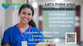CHHA & CNA Staffing | Fortunate Health Care | New Jersey
