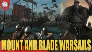 BANNERLORD Agora com VIKINGS e Combate NAVAL - Mount and Blade Warsails #01 [Gameplay PT-BR]