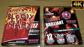 Bloody Mary vs Bloody Brilliant (Weco) [4k/60Fps) | PyroLights DE