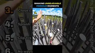 Ranking unbelievable parkour moments 😱