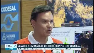 ⚠️ Forte Chuva Causa Mais de 180 Ocorrências em Salvador — Veja o Balanço