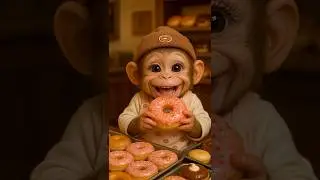 Can This Monkey Eat All The Donuts?