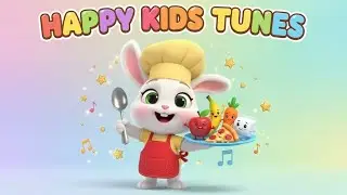 Bon App&eacute;ti Cartoon Collection 🍎🍕 | Fun Food Song for Kids | HAPPY KIDS TUNES