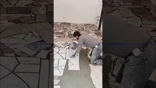 Broken tile nicely uses |Fancy and creative tile lagane ka sahee tarika |
