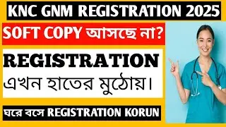 Knc registration soft copy issue 2025/ karnataka nursing registration 2025.