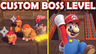 CASTLE CRISIS: мод Crazy Super Mario 3D World с уровнем замка и боями с боссами