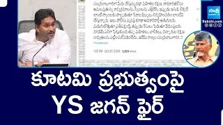 YS Jagan Fires On Chandrababu Govt Over Law And Order | AP Police Failure | @SakshiTV