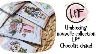 Umboxing nouvelles collection de tampons LPF Chocolat chaud des tampons gourmands 