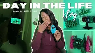 SMALL BUSINESS VLOG: filming content for my small business