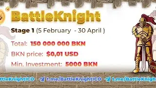 Airdrop 19 | BattleKnight Airdrop worth 30$ ( ₹2200 ) for free!! 🤑🤑