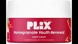 The Plant Fix Plix Pomegranate 1.20% Retinol & 1% Bakuchi Oil Anti Ageing Night Cream