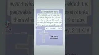 Here's today's verse (From my TikTok account) #DailyBibleverse #Bible #Bibleverses #DailyBibleverses