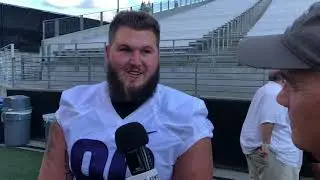 Greg Gaines Interview - Fall Camp Day 1 - 8/3/18