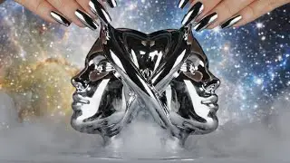 The Creator's Hand 🤲 12 Zodiac Signs Formed from Liquid Cosmos 🌌 (Ultra Realistic ASMR)