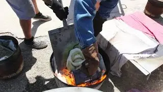 Zenka CustomVR Heads (MergeVR, Vintage Google Glass) Raku Firing