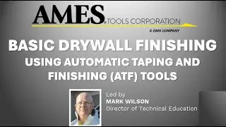 Basic Drywall Finishing Using Automatic Taping and Finishing ATF Tools