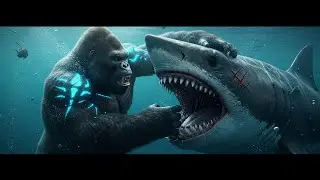 King Kong vs Megalodon: Epic Deep Sea Battle