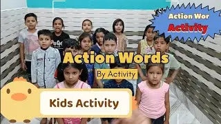 Action Words Activity/Game For kids learning #actiongames #verbgame #english