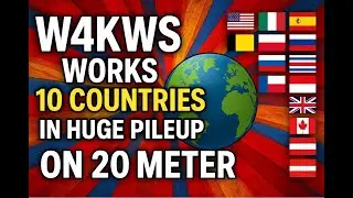 Island DX Madness! 🌴 W4KWS Hits 11 Countries on 20M Ham Radio CQ DX from Key West! Yaesu FTDX-10 DX!