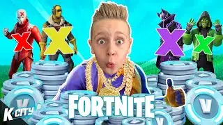 1 Elimination = 1,000 VBucks Challenge in FORTNITE (Becket gets Rich!) K-CITY GAMING