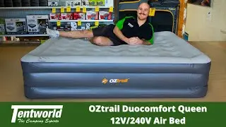 OZtrail Duocomfort Queen 12V/240V Air Bed