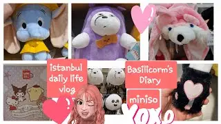 Basilicorm's Diary : İstanbul Yalnız Yaşam Vlog Serisi: Miniso Alışverişi. İstanbul daily life vlog
