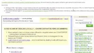 Bonanzle to Craigslist, in Two Minutes or Less